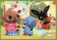Trefl Puzzle 4w1 Wesoły dzień Binga 34357 TREFL 4