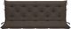 vidaXL Poduszka na huśtawkę taupe tkanina 150 cm 2