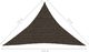vidaXL Żagiel przeciwsłoneczny, 160 g/m, brązowy, 3,5x3,5x4,9 m, HDPE 5