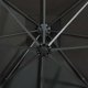 vidaXL Parasol wiszący z lampkami LED i słupkiem, antracytowy, 250 cm 9