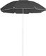 vidaXL Parasol ogrodowy na stalowym słupku, antracytowy, 180 cm 1
