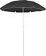 vidaXL Parasol ogrodowy na stalowym słupku, antracytowy, 180 cm 1