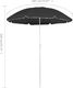 vidaXL Parasol ogrodowy na stalowym słupku, antracytowy, 180 cm 4