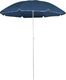 vidaXL Parasol ogrodowy na stalowym słupku, niebieski, 180 cm 1