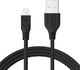 Kabel USB Somostel USB-A - Lightning 2 m Czarny (SMS-BT02 USB - Lightning Czarny) 1
