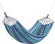 Nils Extreme Nc9004 Niebieski-ciemno Niebieski Hamak Z Drewnianą Belka 70cm I Metalowym Uchwytem Nils Camp 1