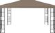 vidaXL Altana ze sznurem lampek, 4x3 m, kolor taupe 2