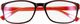 Medi.Glass Okulary Deli Korekcyjne Czerwone, Ok-Deli-Czrw 2