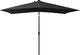 vidaXL Parasol z lampkami LED, na stalowym słupku, czarny, 2x3 m 4