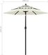 vidaXL 3-poziomowy parasol na aluminiowym słupku, piaskowy, 2 m 8