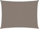 vidaXL Prostokątny żagiel ogrodowy, tkanina Oxford, 3x4,5 m, taupe 1