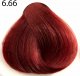 RR Line Profesjonalna farba do włosów RR Line 100 ml 6.66 ciemny blond intensywnie czerwony 1