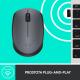 Mysz Logitech M170 czarno-szara (910-004642) 5