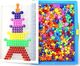 Ikonka Puzzle pinezki grzybki 296szt 1