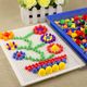 Ikonka Puzzle pinezki grzybki 296szt 4