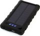 Powerbank PowerNeed Sunen Power Bank 8000mAh z panelem solarnym 0.95W, czarny (S8000B) 8