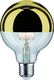 Paulmann Źródło LED G95 zwierciadło 6W 230V 520lm E27 2700K Złoty ściemniany 1