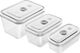 Zwilling Zestaw 3 szklanych pojemników ZWILLING Fresh & Save 1