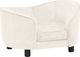 vidaXL Sofa dla psa, kremowa, 69x49x40 cm, pluszowa 1