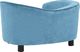 vidaXL Sofa dla psa, turkusowa, 69x49x40 cm, pluszowa 4