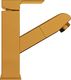 Bateria umywalkowa vidaXL Bateria umywalkowa z wyciąganą wylewką, złota, 157x172 mm 2