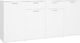 vidaXL Szafka, biała, 160x36x75 cm, płyta 2