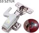ECpower ZD23F LAMPKA LAMPA MEBLE 3 x LED NA ZAWIASY SZARA 1