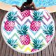 Victoria Fashion BQ50D CHUSTA OKRĄGŁA NA PLAŻĘ SZYBKOSCHNĄCA ANANAS 1
