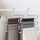 Home Appliances AG17C WIESZAK DO SZAFY 5 PAR SPODNI STAL SREBRNY 3