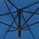 vidaXL Parasol z lampkami LED, na stalowym słupku, niebieski, 2x3 m 2