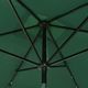 vidaXL Parasol z lampkami LED, na stalowym słupku, zielony, 2x3 m 1