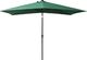 vidaXL Parasol z lampkami LED, na stalowym słupku, zielony, 2x3 m 4