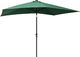 vidaXL Parasol z lampkami LED, na stalowym słupku, zielony, 2x3 m 5