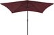 vidaXL Parasol z lampkami LED, na stalowym słupku, bordo, 2x3 m 4