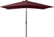 vidaXL Parasol z lampkami LED, na stalowym słupku, bordo, 2x3 m 5