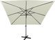 vidaXL Parasol wiszący z lampkami LED i słupkiem, piaskowy, 300 cm 4