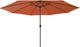 vidaXL Parasol ogrodowy z LED i metalowym słupkiem, 400 cm, terakota 3