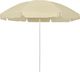 vidaXL Parasol plażowy, piaskowy żółty, 240 cm 1