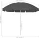 vidaXL Parasol plażowy, antracytowy, 240 cm 5