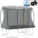 Trampolina ogrodowa vidaXL 92946 z siatką zewnętrzną 274 x 183 cm 1