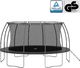 Trampolina ogrodowa vidaXL 92953 z siatką wewnętrzną 16 FT 487 cm 3