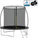 Trampolina ogrodowa vidaXL 92949 z siatką wewnętrzną 8 FT 244 cm 1