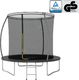 Trampolina ogrodowa vidaXL 92949 z siatką wewnętrzną 8 FT 244 cm 2