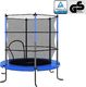Trampolina ogrodowa vidaXL 92954 z siatką wewnętrzną 4.5 FT 140 cm 4