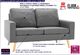 Elior 2-osobowa jasnoszara sofa - Eroa 2Q 1
