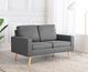 Elior 2-osobowa jasnoszara sofa - Eroa 2Q 2