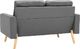 Elior 2-osobowa jasnoszara sofa - Eroa 2Q 7