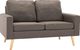Elior 2-osobowa sofa taupe - Eroa 2Q 1