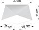 Lampa sufitowa Lumes Biały geometryczny plafon - EX589-Hexi 4