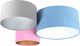 Lampa sufitowa Lumes Nowoczesny welurowy plafon z abażurami - EXX57-Monis 1
